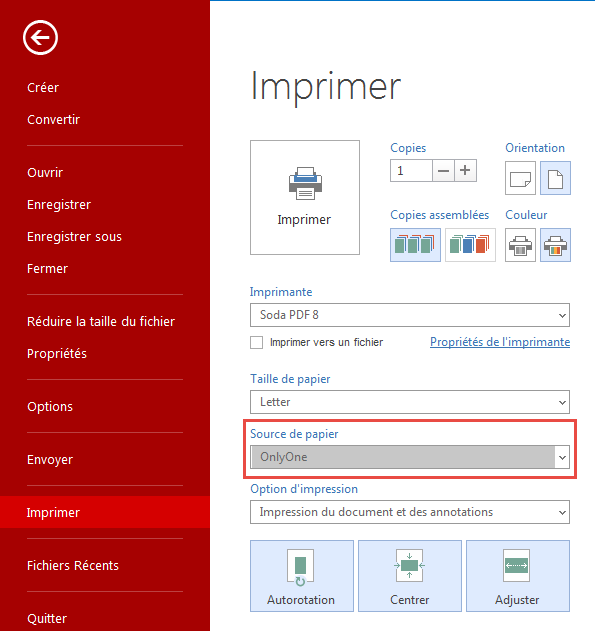 Comment Puis Je Imprimer Un Fichier Soda PDF