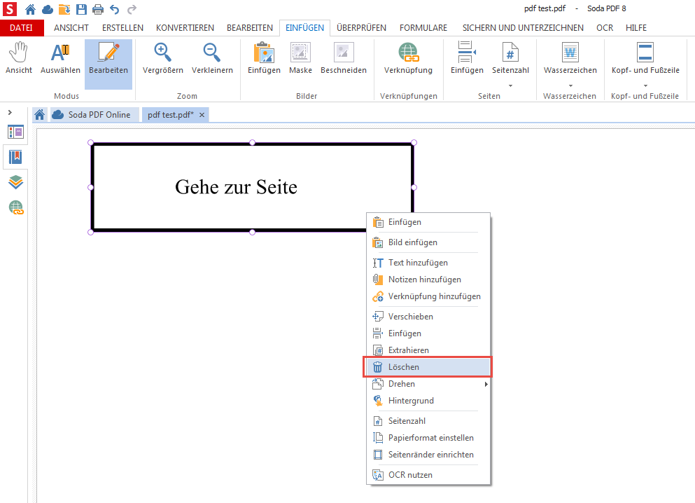 Wie Kann Ich Einen Link Entfernen Loschen Soda Pdf