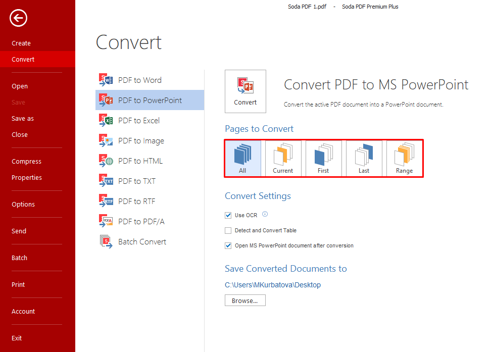 How to Convert from PDF to PowerPoint – Soda PDF