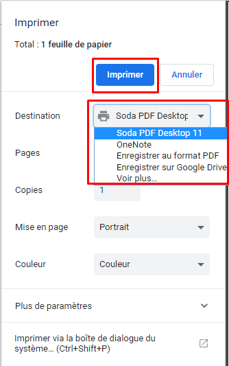 Comment puis-je imprimer un fichier? – Soda PDF