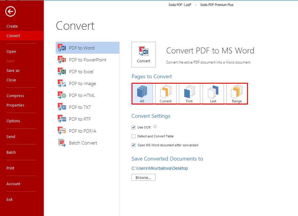 How To Convert From Pdf To Word Soda Pdf