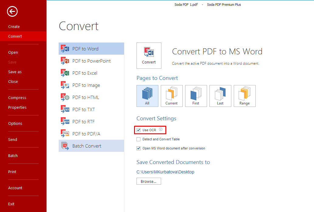 How To Convert From Pdf To Word Soda Pdf