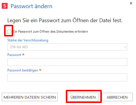 Wie kann ein Passwort meine Daten schützen? - Soda PDF