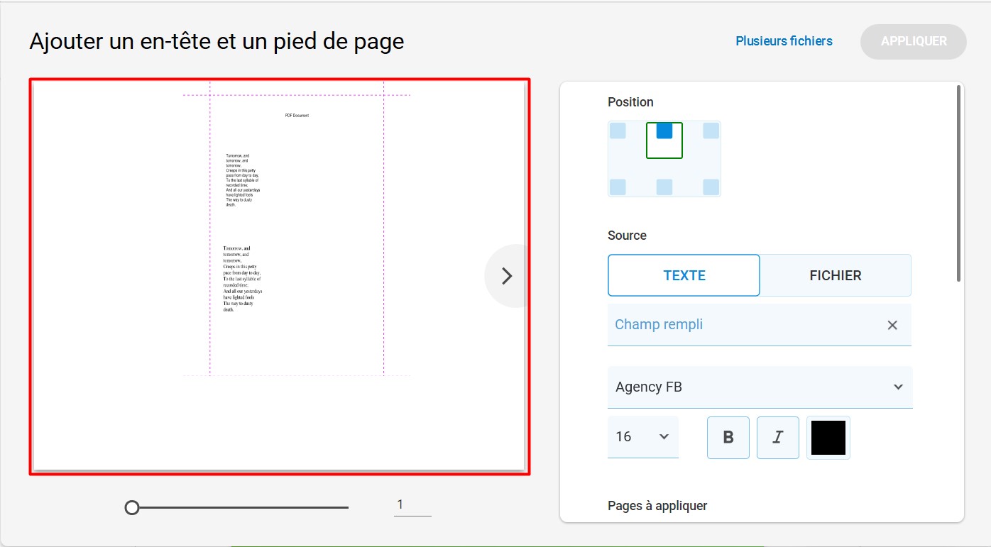 EXCEL - PERSONNALISER EN-TÊTE ET PIED DE PAGE (+ Dupliquer sur les