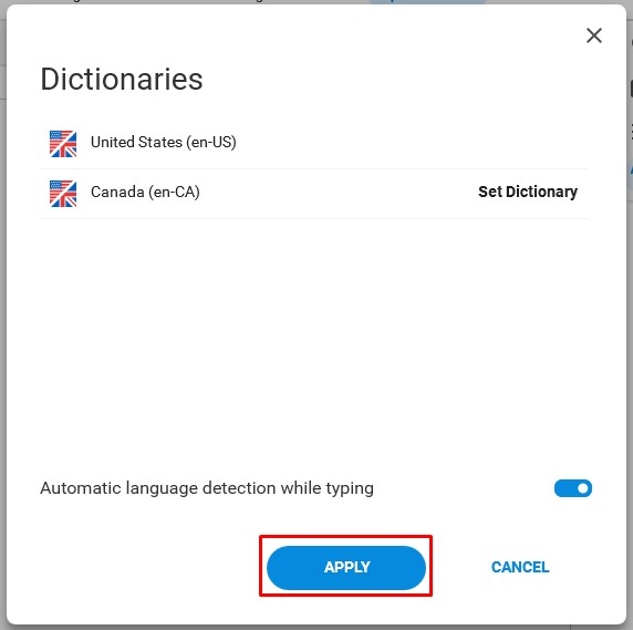 Change dictionary PDF - PDF editor - Soda PDF