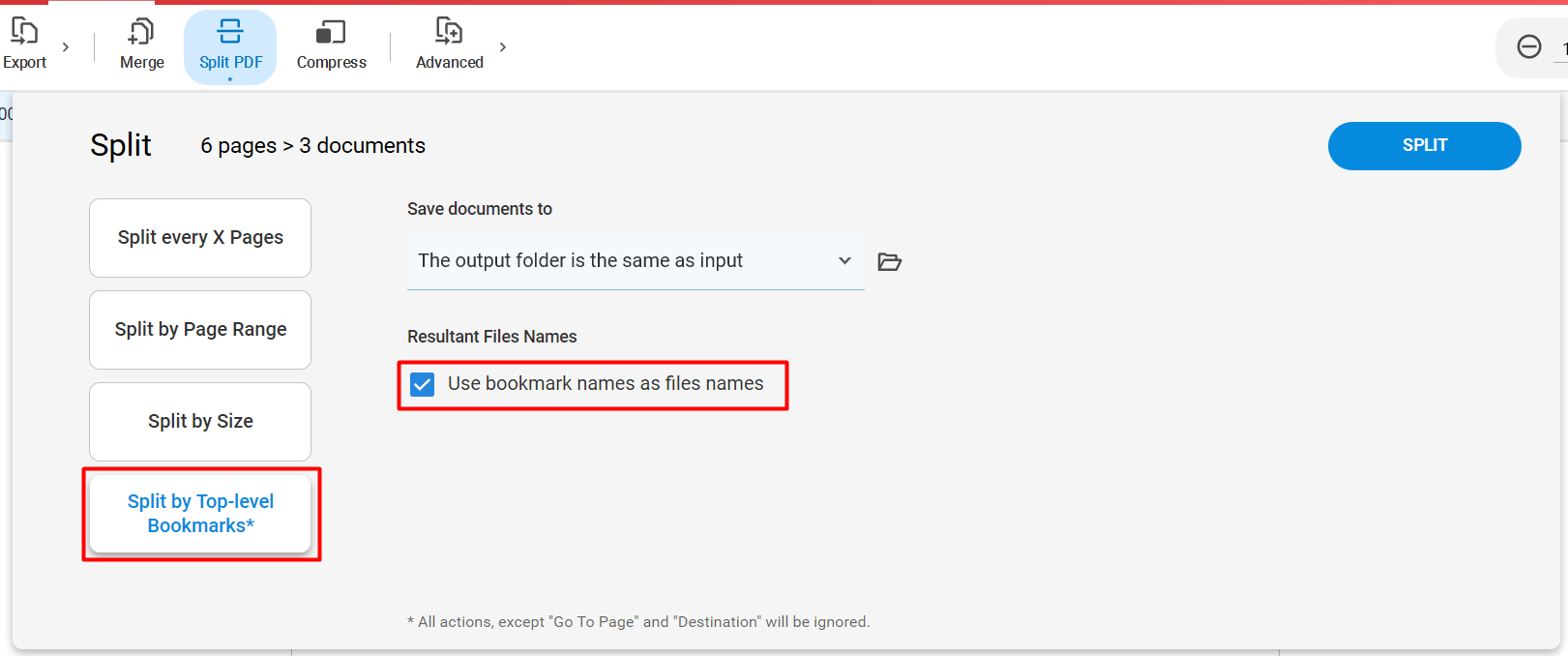 How to Split Pages in PDF