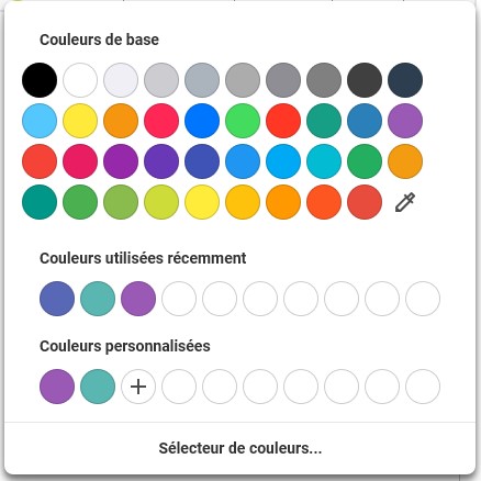 Sélecteur de couleur & Outil pipette