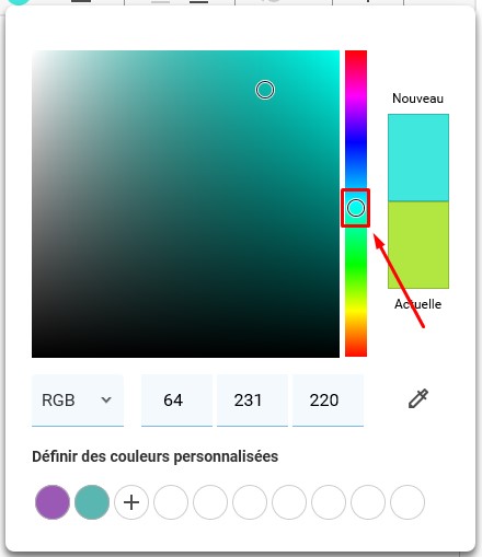 Sélecteur de couleur & Outil pipette